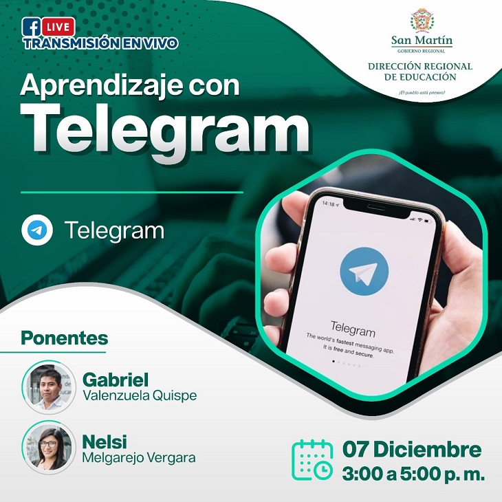 Seminario Web: Uso de la aplicación del Telegram en la educación a distancia